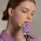 2022パントンデイリースクエアマーブリングピアス/2022 Pantone Daily Square Marbling earring (BP)