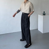 ピンタックデニムスラックス / EV BOLN Pintuck Denim Slacks