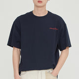 SLOGAN LIST LOGO TEE_NAVY (6687455314038)