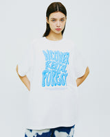 レンタルフォレストタイポTシャツ/RENTAL FOREST TYPO TSHIRT-WHITE