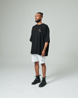 WオーバーサイズTシャツ / W Oversize T-shirts (Black)