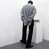 スリーブディタチャブウォーマータートルネックニット / SI Sleeve Detachable Warmer Turtleneck Knitwear (2 colors)
