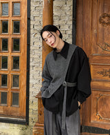 [自主製作] [Restock] サベージアイレットバルーンシャツ/ Savage Eyelet Balloon Shirt (2 color)