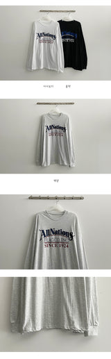 オールネーションロングスリーブTシャツ / All Nation Long Sleeve Tee