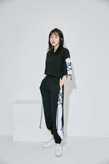 ストリングショートスリーブクロップTシャツ / (9068) XX String Short Sleeve Crop Tee