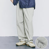 ナイロン2WAYワイドカーブフィットバンディングパンツ / NYLON 2WAY WIDE CURVE FIT BANDING PANTS L/GREY