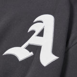 Signature balloon over fleece sweatshirt Charcoal