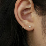 [シングルピアス] 14K ゴールドボールピアス/[single piercing] 14K GOLD BALL PIERCING (3mm)