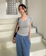 ロキシーデイリーUネックTシャツ / Roxy Daily U Neck T-shirt (6color)