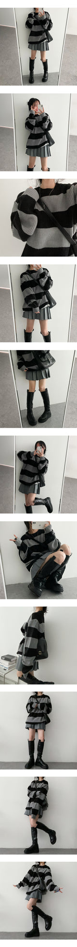 Croppedle Boxy Unit Price Lantern Knitwear
