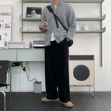 LMN ネルソンコーデュロイツータックワイドパンツ