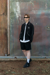 PIPING BLOUSON SET - PANTS (BLACK)