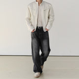 NT BLACK WIDE DENIM PANT'S