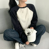 Nagrang Raglan Color Matching Sweatshirt