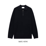 Digan Cashmere Zipper Collar Knit (6color)