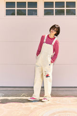 KIRSH X MISAKI KAWAI  アートワーク ストライプ T シャツ
