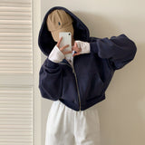 エンブロイダリーナッピングフードジップアップ