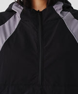ANORAK TWO-TONE HOODIE (BLACK)