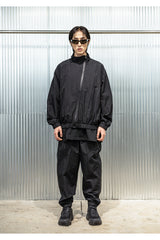 ダイアゴナルインバーテッドプリーツジャケット / DIAGONAL INVERTED PLEAT JACKET