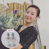 アイシーブルームイヤリング / Icy Bloom Earring - Rainbow (Han Hyojoo Earring)