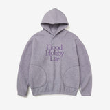 フリースフーディー / GHL FLEECE HOODIE_LAVENDER MACARON