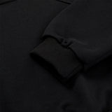 Slit Point Sweatshirt [BLACK] (6674518638710)