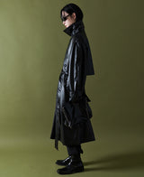 [自主製作] LUCAS leather trench coat 2 color (6678768746614)