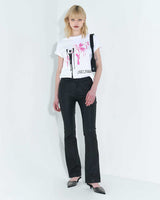 ドリッピングTシャツ / KMZS Dripping T-Shirt _ White