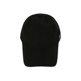 Silver stud over fit ball cap black (4618082353270)