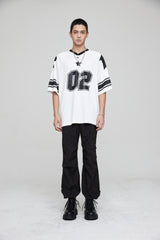 フットボールスタージャージオーバーサイズTシャツ / FOOTBALL STAR JERSEY OVERSIZED T-SHIRT OFF WHITE