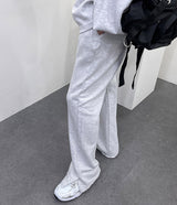 プリーツウォッシングトレーニングサイドスリットパンツ/[Unisex] Pleated washing training side slit pants (6 colors)