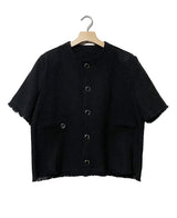 オーディンツイードダメージカーディガン/[MADE] Odin Tweed Damage Cardigan (2 color)