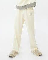 TYPO LOGO KNIT PANTS-IVORY (6605053493366)