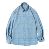 Layla The reason for love Holiday Check Shirt S71 Canal Blue (6550300885110)