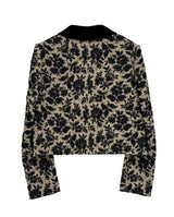 Velvet collar jacket