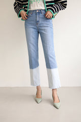 コンビストレートデニムパンツ / FF-34 / COMBI STRAIGHT DENIM PANTS