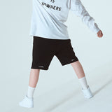 セミバギーフィットハーフパンツ/SEMI-BAGGYFIT HALF PANTS-BLACK