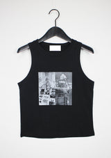 フォトスリーブレス/Photo sleeveless (3color)