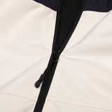 ウィンドブレーカーフーデッドリバーシブルジャケット/BSR2223FWJK036 TWAN WINDBREAKER HOODED REVERSIBLE JACKET CREAM/BLACK