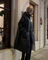 90'S メイジロングフーデッドムートンコート/90's Meiji Long Hooded Mustang Coat (1 colors)