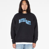 RLCN1003 リバースバーシティロゴスウェット/RLCN1003 Reverse Varsity Logo Sweat Shirt - Black