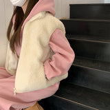 [BELLIDE MADE] Fleece wool vest.