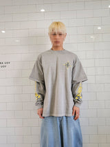 VENTIQUE Pigment Layered Flame Long Sleeve 2color