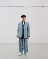 WARM-FLEECE HERITAGE CARDIGAN (Gray) / ウォームフリースヘリテージカーディガン