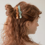 ウェービーマーブルヘアピン