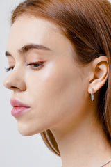 25mmビハインドエターニティーピアス / 25mm behind eternity earrings
