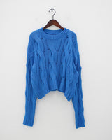 プレッツェルカーリーニット / Pretzel Curly Knit (4color)