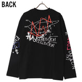 落書きプリントロングスリーブTシャツ / HAND DRAWING L/S (4592245538934)