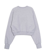HCH Laurel Crop Sweatshirt_Melange Gray