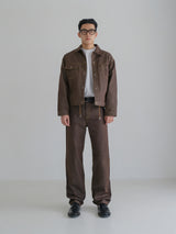 buffett non-fade denim pants 3color